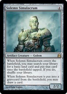 Solemn Simulacrum - Magic: The Gathering-Commander