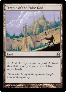 Temple of the False God - Magic: The Gathering-Commander