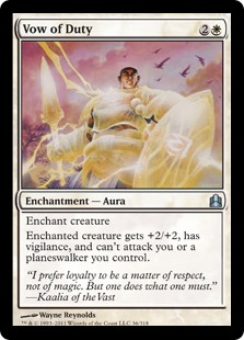 Vow of Duty - Magic: The Gathering-Commander