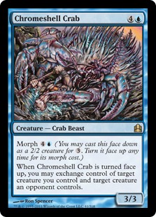 Chromeshell Crab - Magic: The Gathering-Commander