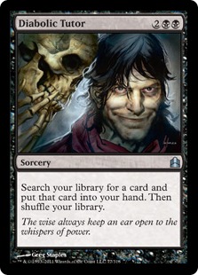 Diabolic Tutor - Magic: The Gathering-Commander