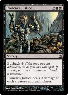Evincar's Justice - Magic: The Gathering-Commander