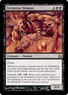 Extractor Demon - Magic: The Gathering-Commander