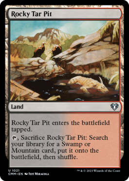 Rocky Tar Pit - Commander Masters