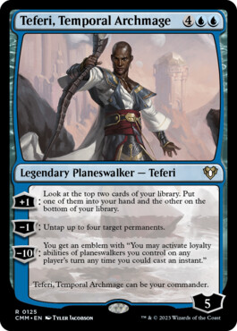 Teferi, Temporal Archmage - Commander Masters