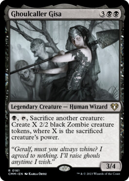 Ghoulcaller Gisa - Commander Masters