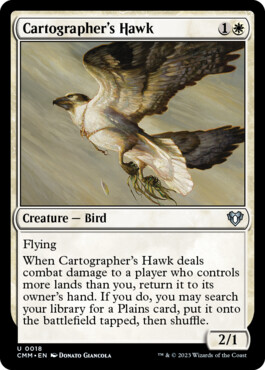 Cartographer's Hawk - Commander Masters