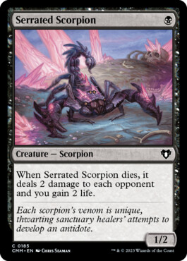 Serrated Scorpion - Commander Masters