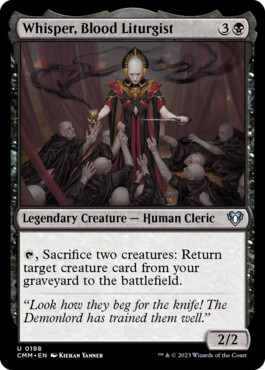 Whisper, Blood Liturgist - Commander Masters