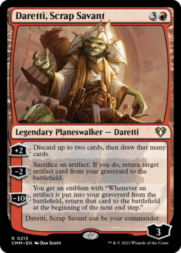 Daretti, Scrap Savant - Commander Masters