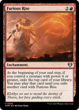 Furious Rise - Commander Masters
