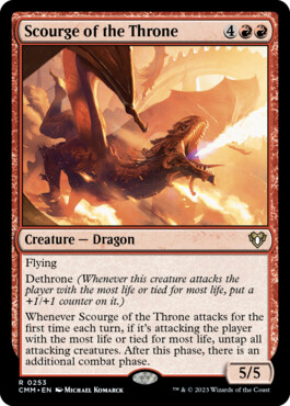 Scourge of the Throne - Commander Masters