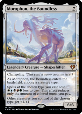 Morophon, the Boundless - Commander Masters