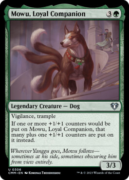 Mowu, Loyal Companion - Commander Masters