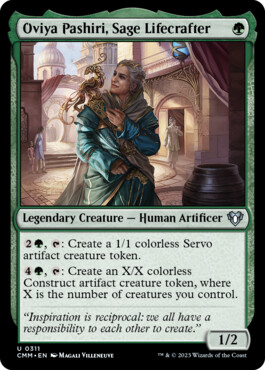 Oviya Pashiri, Sage Lifecrafter - Commander Masters