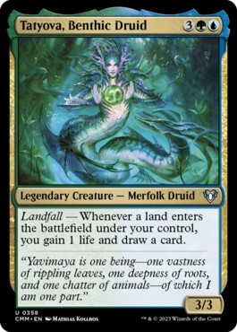 Tatyova, Benthic Druid - Commander Masters