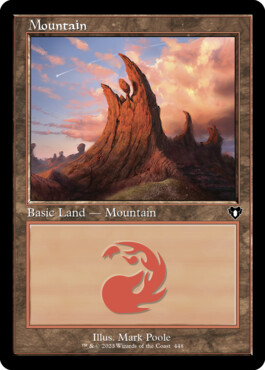 Mountain - Commander Masters