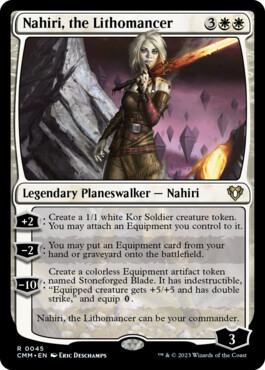 Nahiri, the Lithomancer - Commander Masters