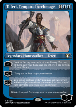 Teferi, Temporal Archmage - Commander Masters