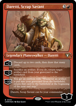 Daretti, Scrap Savant - Commander Masters