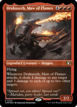 Drakuseth, Maw of Flames - Commander Masters