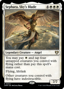 Sephara, Sky's Blade - Commander Masters