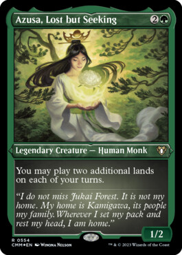 Azusa, Lost but Seeking - Commander Masters