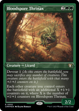 Bloodspore Thrinax - Commander Masters