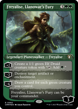 Freyalise, Llanowar's Fury - Commander Masters