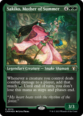 Sakiko, Mother of Summer - Commander Masters