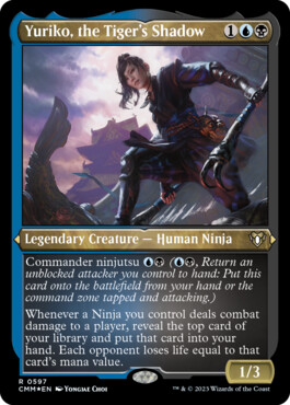 Yuriko, the Tiger's Shadow - Commander Masters
