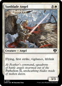 Sunblade Angel - Commander Masters