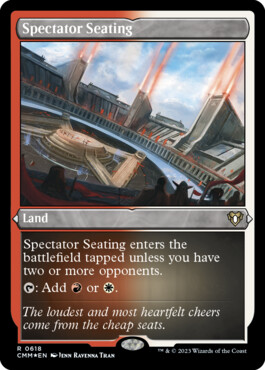 Spectator Seating - Commander Masters