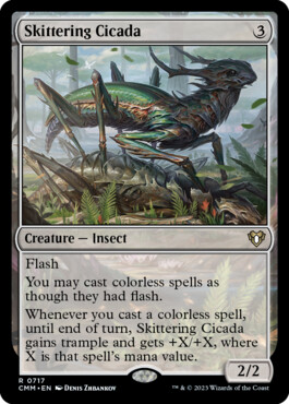 Skittering Cicada - Commander Masters