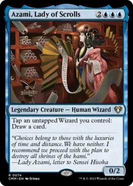 Azami, Lady of Scrolls - Commander Masters