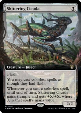 Skittering Cicada - Commander Masters