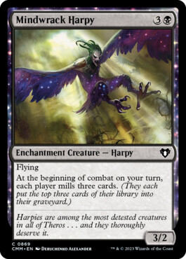 Mindwrack Harpy - Commander Masters
