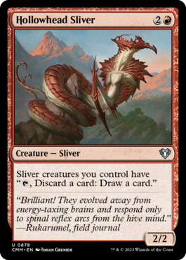 Hollowhead Sliver - Commander Masters