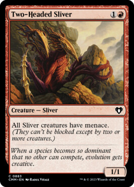 Two-Headed Sliver - Commander Masters