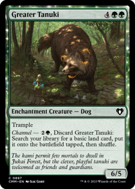 Greater Tanuki - Commander Masters