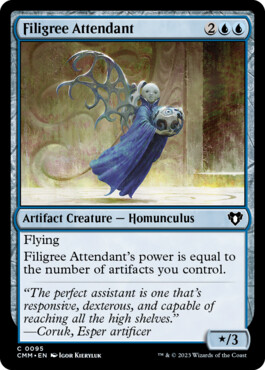 Filigree Attendant - Commander Masters