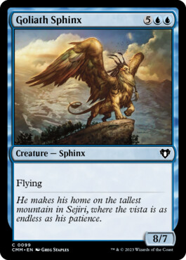 Goliath Sphinx - Commander Masters