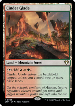 Cinder Glade - Commander Masters