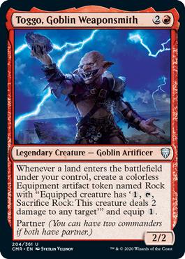 Toggo, Goblin Weaponsmith - Commander Legends