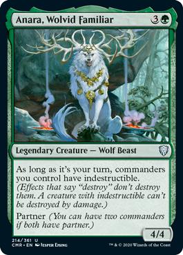 Anara, Wolvid Familiar - Commander Legends