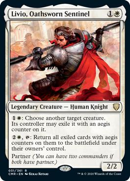 Livio, Oathsworn Sentinel - Commander Legends