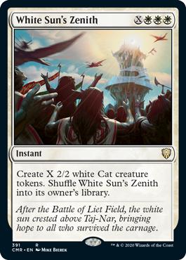 White Sun's Zenith - Commander Legends