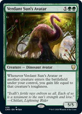 Verdant Sun's Avatar - Commander Legends