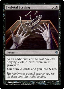 Skeletal Scrying - Magic: The Gathering—Conspiracy