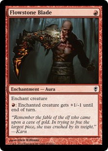 Flowstone Blade - Magic: The Gathering—Conspiracy